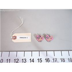 Legally Blonde 2 Set of 2 Pink and Silver Bruiser Vote Pins