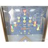 Image 3 : Lions for Lambs Screen Used Shadowboxed Military Pins and Medals with Triangular U.S. Flag