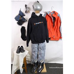 Agent Cody Banks Cody (Frankie Muniz) Orange Ski Jacket Complete Snowboarding Costume
