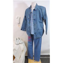 Bandits Terry Lee Collins (Billy Bob Thornton) Blue Denim Prison Costume