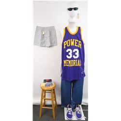 Be Cool Dabu (Andre 3000) Dabu Purple and Gold Jersey Complete Costume