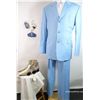 Image 1 : Be Cool Elliot Wilhelm (The Rock) Blue Sports Coat Costume