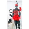 Image 1 : Rollerball Red Team #9 (Lucia Rijker) Hero Skating Costume with Helmet, Vest, Skates