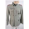 Image 1 : Valkyrie Colonel Claus Von Stauffenberg (Tom Cruise) Hero Green Wool Jacket with Bullet Wounds
