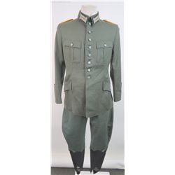 Valkyrie Colonel Claus Von Stauffenberg (Tom Cruise) Hero Green Wool Military Uniform Jacket & Pants