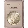 Image 1 : 1926 Peace Dollar PCS MS65