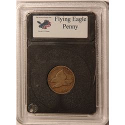 1858 Flying Eagle Cent- Cased