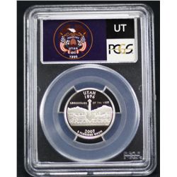 2007-S Utah Quarter - SILVER PCGS PR69DCAM