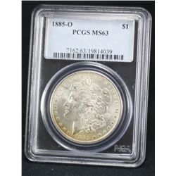 1885-O Morgan PCGS MS63