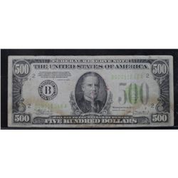 $500 Note