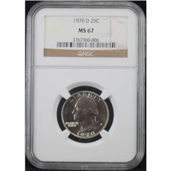 1970-D Washington NGC MS67