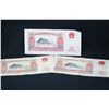 Image 2 : Lot of 3 1965 10 Chinesse Yuan Bills