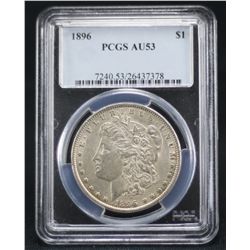 1896 Morgan PCGS AU53