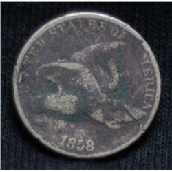 1858 Flying Eagle Cent