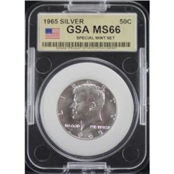 1965 Kennedy - Silver MS66