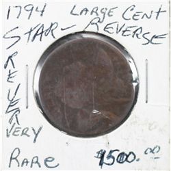 1794 Flowing Hair Large Cent