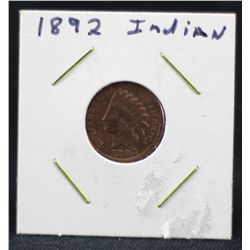 1892 Indian Head Penny