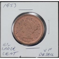 1853 Braided Hair Large Cent