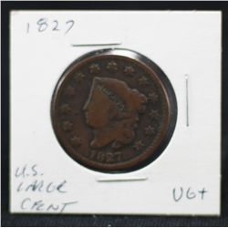 1827 Coronet Head Large Cent