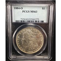 1884-O Morgan PCGS MS63