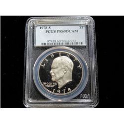 1978-S Clad Eisenhower PCGS PR69DCAM