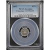 Image 1 : 1852 Three Cent PCGS AU Details - Silver