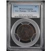 Image 1 : 1851 Large Braided Cent PCGS VF Details