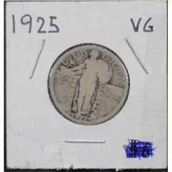 1925 Standing Liberty Quarter - VG