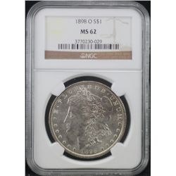 1898-O Morgan NGC - MS62