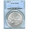 Image 1 : 1881-S Morgan Dollar : PCGS MS66 Blazing White