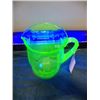 Image 3 : Vaseline Glass Water Pitcher