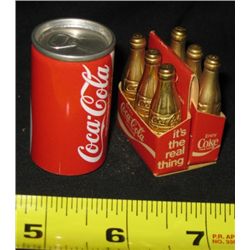 Vintage Coca Cola Miniature Six Packs,