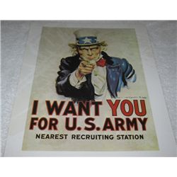 Poster, "I Want You For US Army"