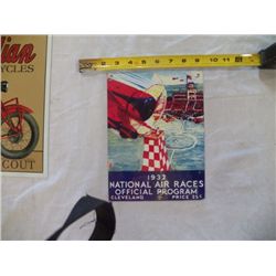 National Air Race Tin Sign