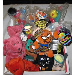 Box Lot Mini Stuffed Animal Collectibles