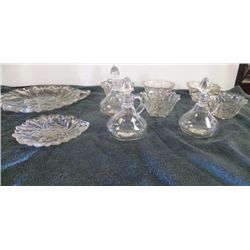 Lot of Pressed  Dessert  Set (13)