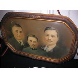 Vintage Photo w/Convex Glass