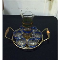 Vintage  Art Deco Martini Set