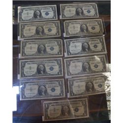 11- One Dollar Silver Certificates