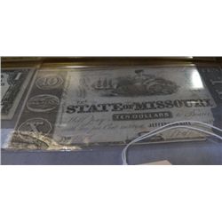 Ten Dollar Missouri Bill