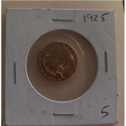 Indian 2 1/2 Dollar Gold Piece