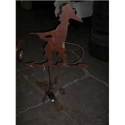 Fireman with hose Weather Vane