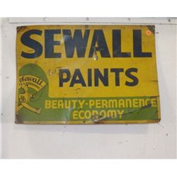 Sewall Paints Sign