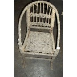 Vintage Child's Wicker Rocker
