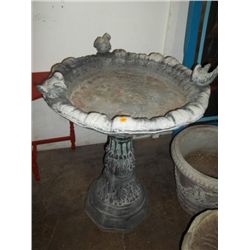 Cement Bird Bath