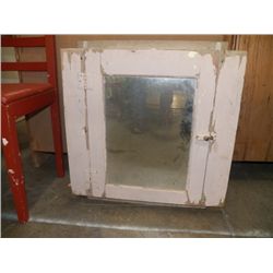 Vintage Wood Medicine Cabinet