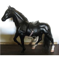 Plastic Quarter Horse with Saddle
