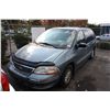 Image 1 : 2000 FORD WINDSTAR VAN, BLUE, VIN 2FMDA5344YBC75709