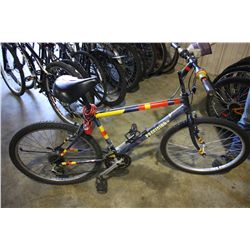BLUE PRECISION 21 SPEED MOUNTAIN BIKE