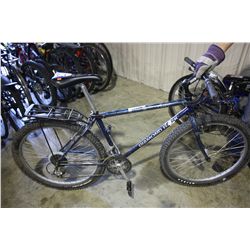 2 BIKES - BLUE DIAMOND BACK 24 SPEED MOUNTAIN BIKE, BLACK CARRERA 21 SPEED FULL SUSPENSION MOUNTAIN